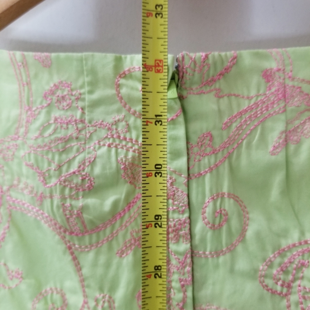 Lilly Pulitzer Vintage White Label Staci Shift Dress Pistachio Monkey Business 4 - Picture 12 of 14